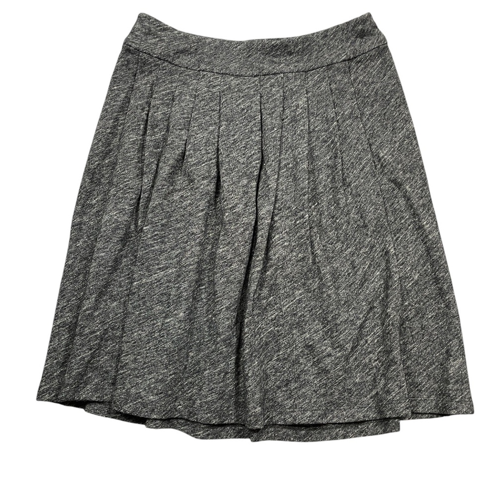 Eileen Fisher XXS Skirt Grey Cotton Wool